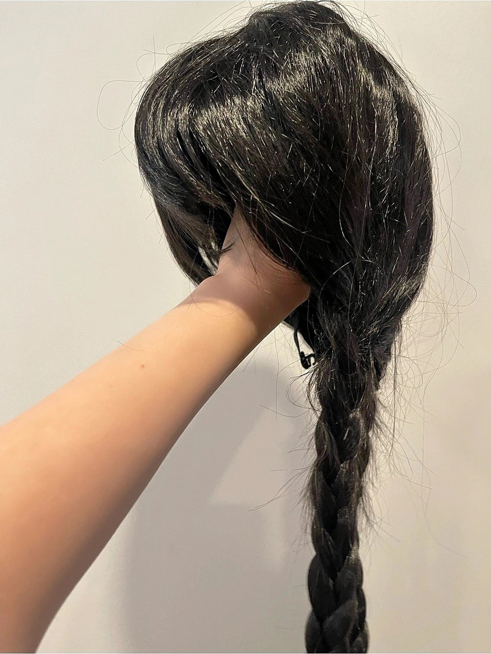 Black Braided Wig Wednesday for Halloween or any other occasion